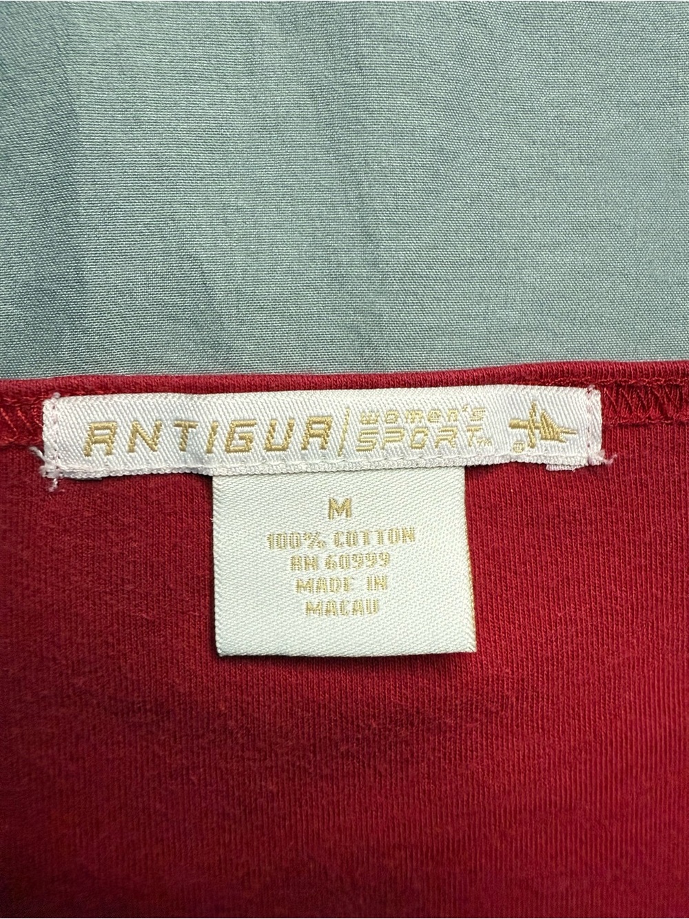Antigua Sport Boston Red Sox Red V-Neck T-Shirt Women's Medium MLB Embroidered - Picture 2 of 7